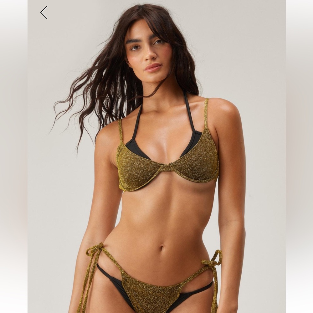 Glitter 2 Layer Underwire Bikini